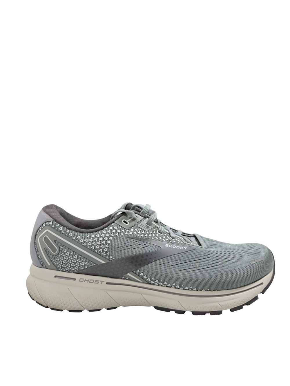 Brooks Ghost 14 1103691D067 Alloy Oyster Gray Running Shoes Mens Sz 11.5 2E Wide - Picture 4 of 12